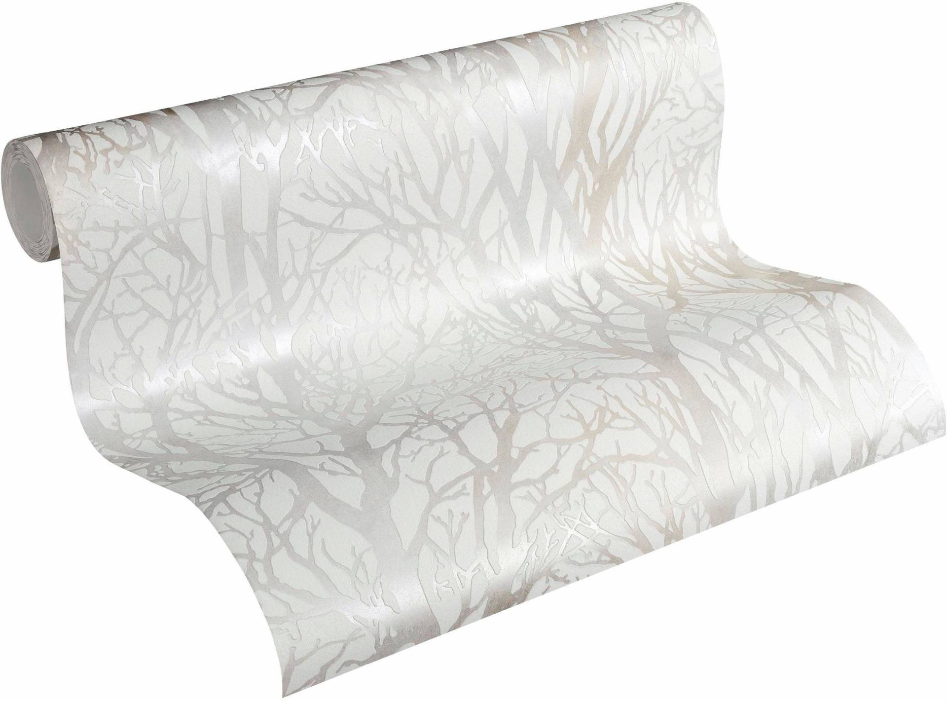 A.S. Création Vliestapete "Attractive 2 Waldtapete" abstrakt  gemustert  leicht glänzend strukturiert Waldtapete Äste Baumtapete strukturiert Tapeten modern Design Optik von A.S. Création