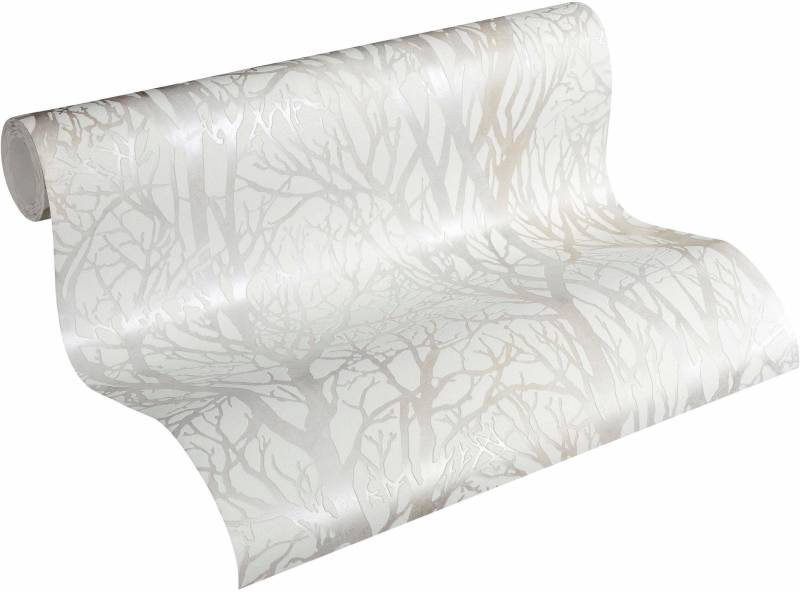 A.S. Création Vliestapete "Attractive 2 Waldtapete" abstrakt  gemustert  leicht glänzend strukturiert Waldtapete Äste Baumtapete strukturiert Tapeten modern Design Optik von A.S. Création