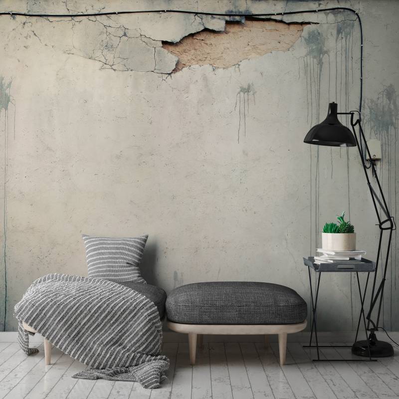 A.S. Création Vliestapete "Betonoptiktapete Rissstruktur Grau Beige" matt strukturiert von A.S. Création