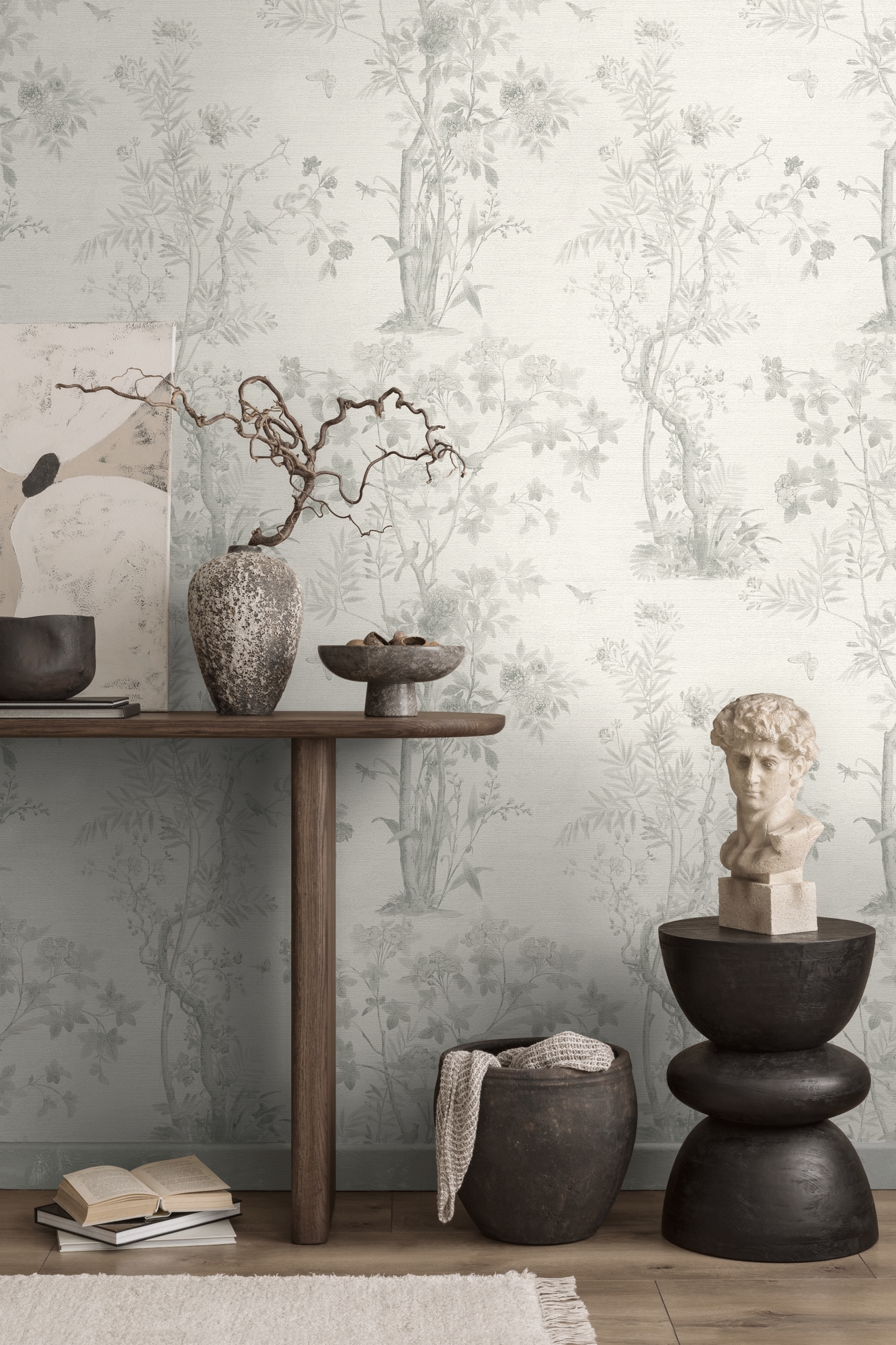 A.S. Création Vliestapete "Florale Mustertapete Schmetterlinge bunte Farben" botanisch strukturiert von A.S. Création