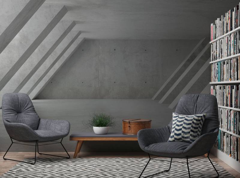 A.S. Création Vliestapete "Fototapete Betonoptik Grau Architektur industrial" matt strukturiert von A.S. Création
