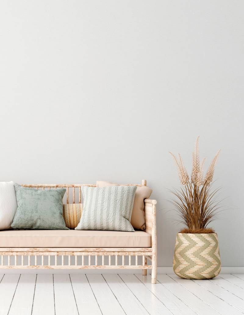 A.S. Création Vliestapete "Natural Living Leinwandoptik" gemustert  matt  neutral leicht strukturiert PVC-Frei, skandinavisch Tapeten Flur von A.S. Création