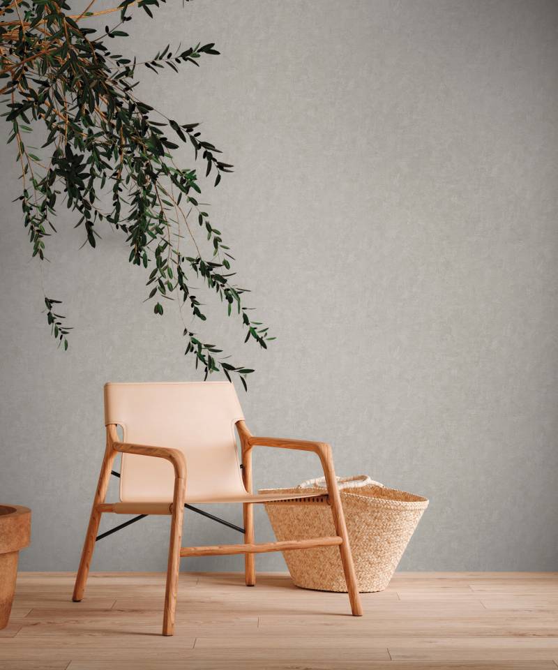 A.S. Création Vliestapete "Natural Living Putzoptik" gemustert  matt  neutral leicht strukturiert Strukturtapete PVC-Frei, skandinavisch, Flur von A.S. Création