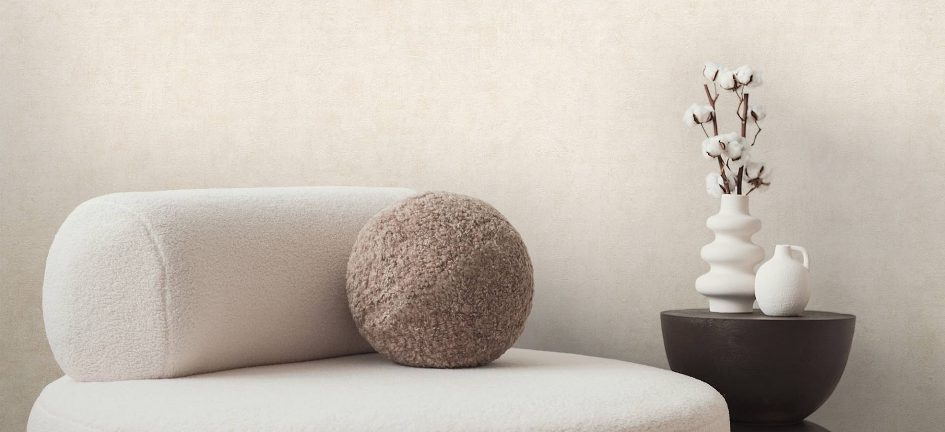 A.S. Création Vliestapete "Unitapete Putz-Optik Farbvarianten strukturiert" uni strukturiert von A.S. Création