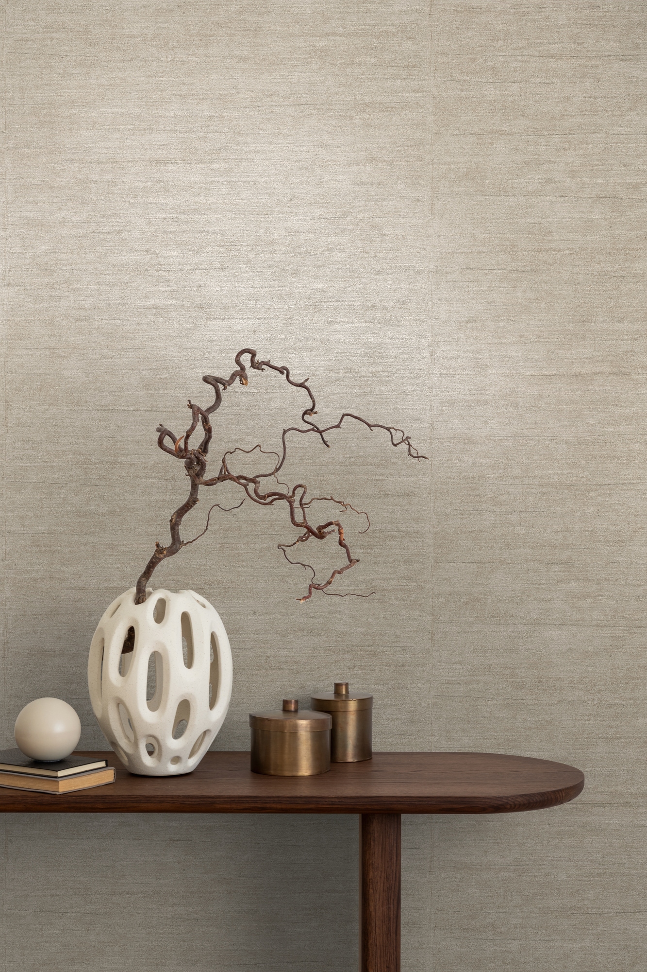 A.S. Création Vliestapete "Unitapete mit Leinen-Optik verschiedene Farben" botanisch strukturiert von A.S. Création