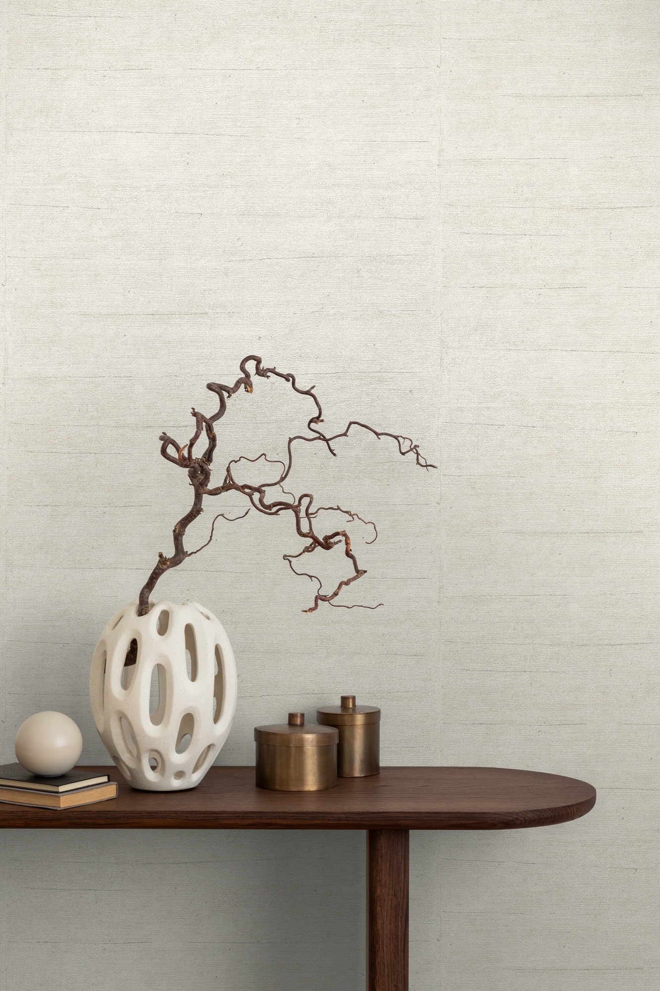 A.S. Création Vliestapete "Unitapete mit Leinen-Optik verschiedene Farben" botanisch strukturiert von A.S. Création