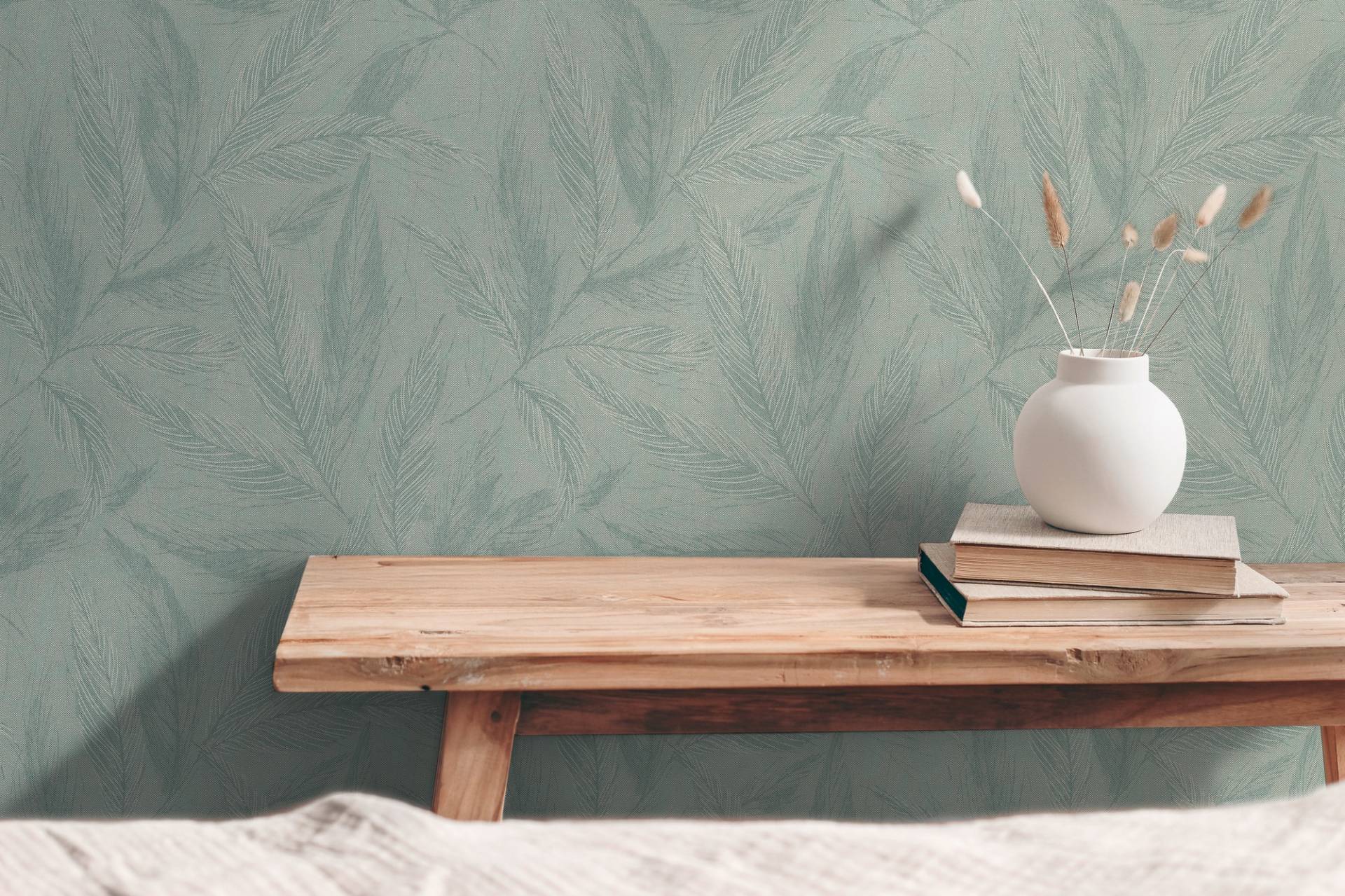 A.S. Création Vliestapete "mit Blätter-Design natürliche Eleganz" matt strukturiert von A.S. Création