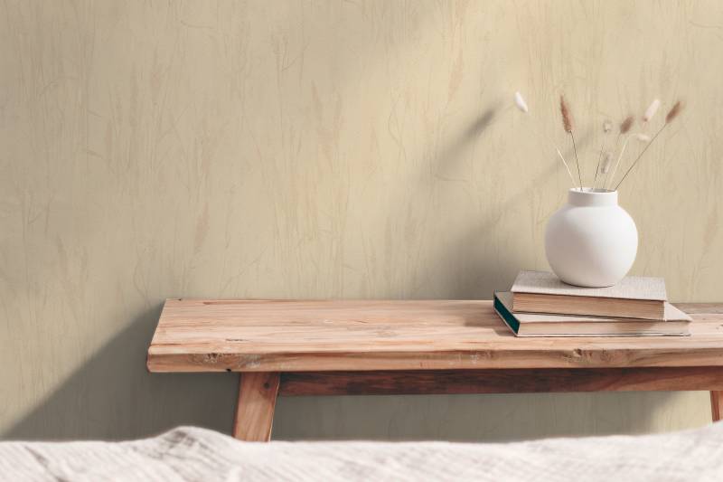 A.S. Création Vliestapete "mit Gräser-Motiv natürliche Räume" matt strukturiert von A.S. Création