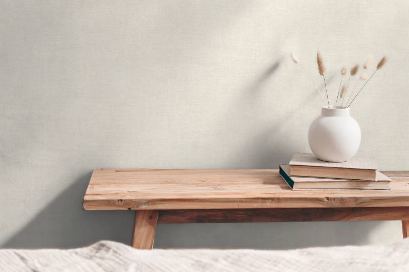 A.S. Création Vliestapete "mit feiner Struktur modernes Wohnen" matt strukturiert von A.S. Création