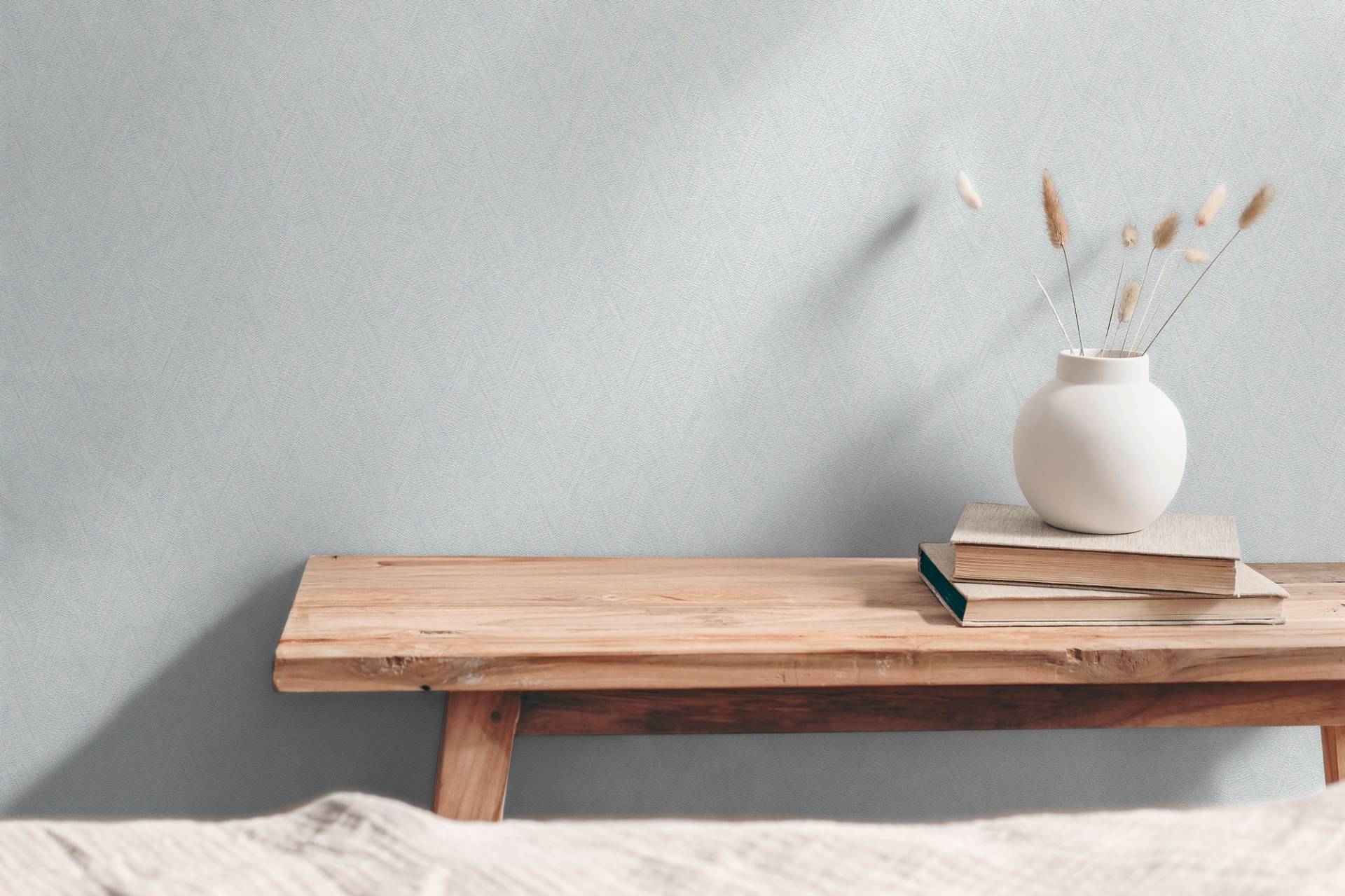 A.S. Création Vliestapete "mit grafischem Muster im Fischgratstil" matt strukturiert Strukturierte Vliestapete mit modernem Fischgrat-Design von A.S. Création