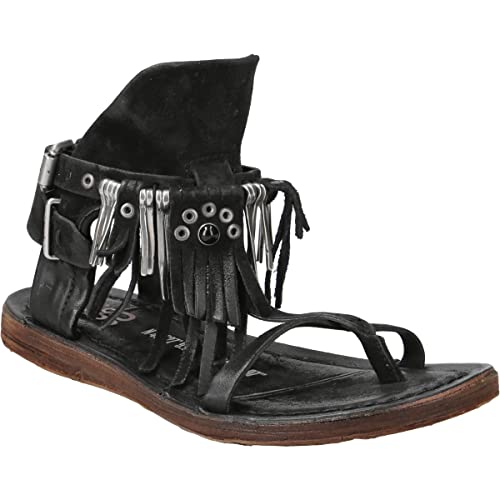 A.S.98 - Airstep Sandalette 534010 Nero, Glattleder, Schwarz, Damen EU 37 von A.S.98