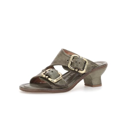 A.S.98 BENTLEY Niedrige Ledersandale Damen GREEN 39 A.S.98 BENTLEY Niedrige Ledersandale Damen GREEN 39 von A.S.98