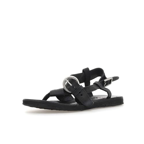 A.S.98 RAMIE Niedrige Ledersandale Damen NERO 40 von A.S.98