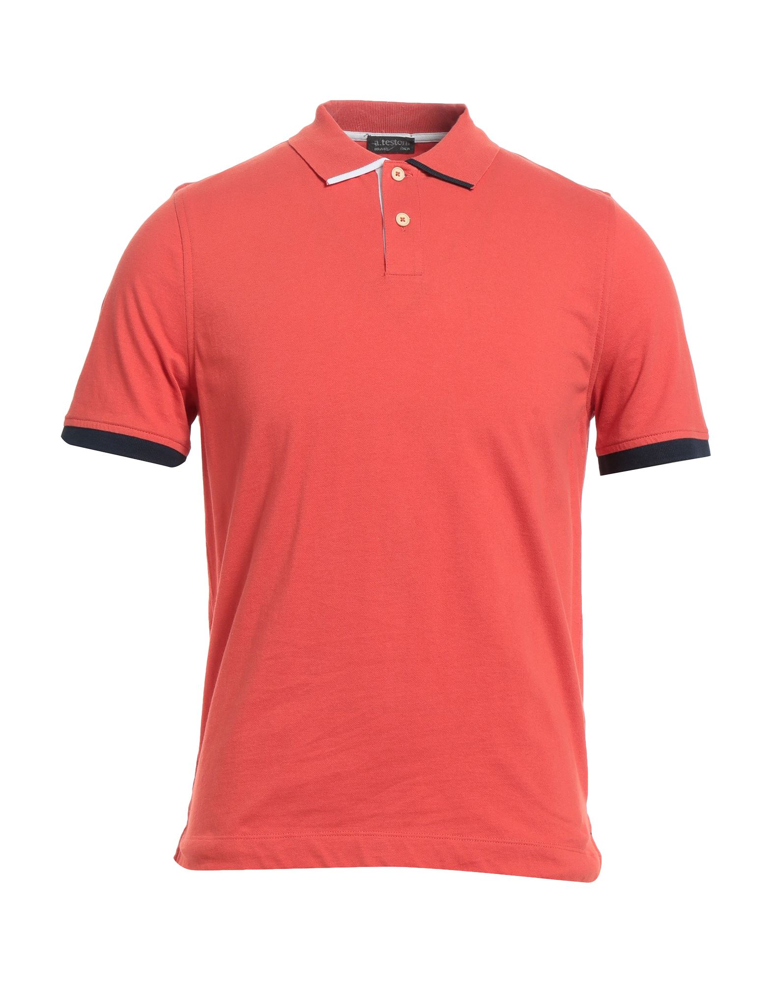 A.TESTONI Poloshirt Herren Rostrot von A.TESTONI