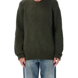 A.p.c. Harris Rundhals-wollpullover In Dk Grün von A.p.c.