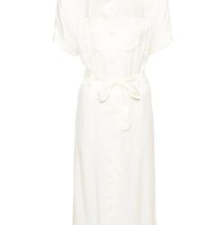 A.p.c. New Drew Ecru Kleid - 100% Baumwolle Damenmode von A.p.c.