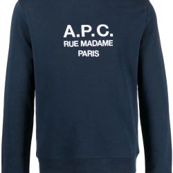 A.p.c. Rufus Hellblaues Sweatshirt 100% Baumwolle Herren von A.p.c.