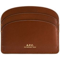 Brauner Halbmöndförmiger Kartenhalter - A.p.c. von A.p.c.