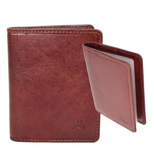 A1 FASHION GOODS RFID geschützte Bi-fold Wallet Small Credit Card Holder Genf, hautfarben, S, Klassisch von A1 FASHION GOODS