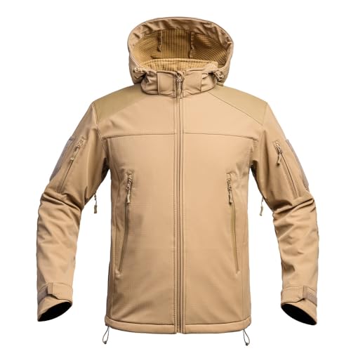 A10 Equipment Unisex Fighter-Serie Jacke, hautfarben, M von A10 Equipment