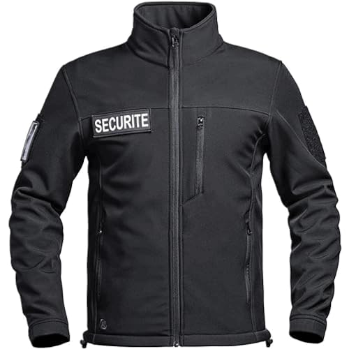 A10 Equipment Unisex Serie Secu-one Softshelljacke, Schwarz, XXXXL von A10 Equipment