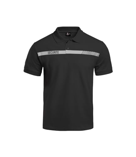 Polo Sécu-One sécurité noir A10 Equipment von A10 Equipment