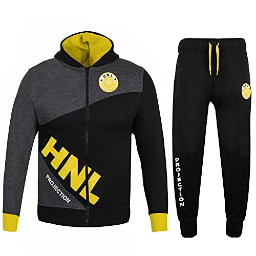 A2Z 4 Kids® Kinder Jungen Mädchen Trainingsanzug Designer HNL Projetion - T.S HNL Dady Yellow_.11-12 von A2Z 4 Kids