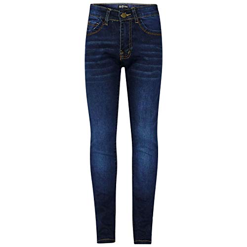 A2Z 4 Kids Kinder Mädchen Dünn Jeans Designer Denim - Girls Jeans JN25 Dark Blue 11-12 von A2Z 4 Kids