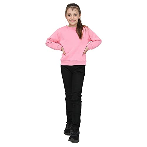 A2Z 4 Kids® Kinder Mädchen Jungen Unisex Plain Farbe Baby Rosa Mode Pullover - Plain Jumper Baby Pink._13 von A2Z 4 Kids