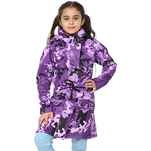A2Z 4 Kids® Kinder Mantel Mädchen Vlies Padded Jacke Wattiert - Fleece Padded Jacket Purple 5-6 von A2Z 4 Kids