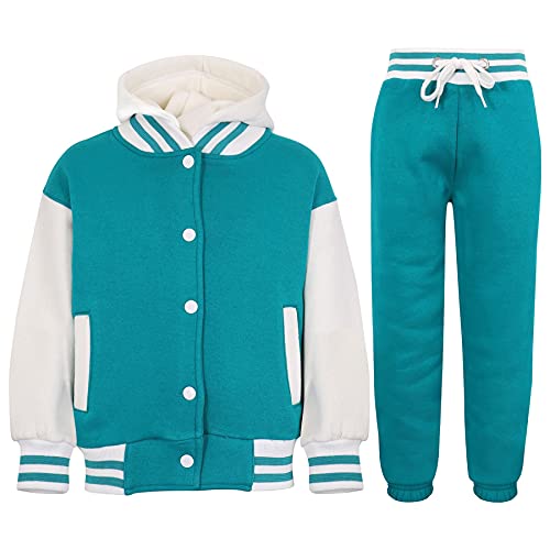 A2Z 4 Kids Kinder Trainingsanzug Mädchen Designer - T.S B.B Plain Turquoise 7-8 von A2Z 4 Kids