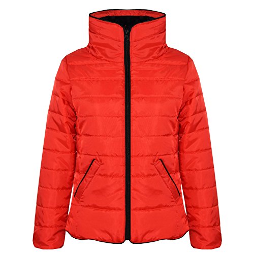 A2Z 4 Kids® Mädchen JACKE Kinder Stilvoll Wattiert Puffer Bubble - Puffer Natasha Jacket Red 7-8 von A2Z 4 Kids