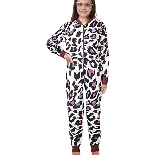 A2Z 4 Kids Baumwolle Onesie Für Kinder Strampelanzug Pyjama - Cotton Onesie 154 White 5-6 von A2Z 4 Kids