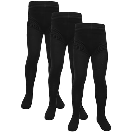 A2Z 4 Kids Filles Coton Riche Uniforme École Collants -UF Bamboo Tights Black 3 Pack 13 von A2Z 4 Kids