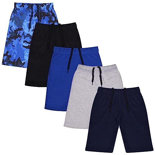 A2Z 4 Kids Jungs Shorts Baumwoll Stretch Lässig Sommer Knielang - Shorts S07 5 Pack 5-6 von A2Z 4 Kids