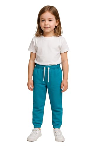 A2Z 4 Kids Jungen Mädchen Jogger Jogginghose Trainingshose - Fleece Trouser Aqua 7-8. von A2Z 4 Kids