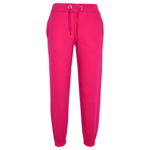 A2Z 4 Kids Jungen Mädchen Jogger Jogginghose Trainingshose - Fleece Trouser Pink 7-8 von A2Z 4 Kids