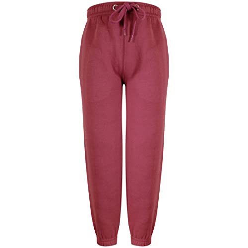 A2Z 4 Kids Jungen Mädchen Jogger Jogginghose Trainingshose - Fleece Trouser Wine 11-12 von A2Z 4 Kids