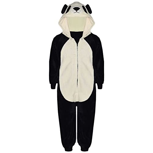 A2Z 4 Kids Jungen Mädchen Vlies Strampelanzug Eins Stück Kapuzen Animal Super Weich - E.SoftPanda 11-12. von A2Z 4 Kids