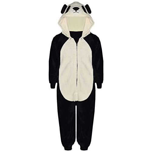A2Z 4 Kids Jungen Mädchen Vlies Strampelanzug Eins Stück Kapuzen Animal Super Weich - E.Soft Panda 5-6. von A2Z 4 Kids