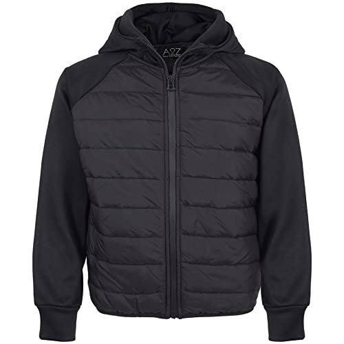 A2Z 4 Kids Jungen Mode Gepolstert Lässig Vlies Ärmel Schule - Jacket JK40 Black 13 von A2Z 4 Kids