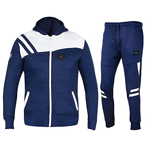 A2Z 4 Kids Jungen Trainingsanzug HNL Indigo Und Weiß Kontrast - T.S HNL 900 Indigo White._5-6 von A2Z 4 Kids