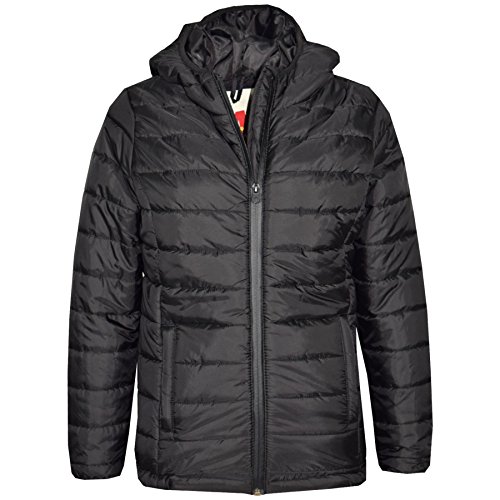 A2Z 4 Kids Jungs Jacke Ultra Leicht Wasserdicht Mit Kapuze Satz Im Freien - Boys Jacket 425 Black 3-4 von A2Z 4 Kids