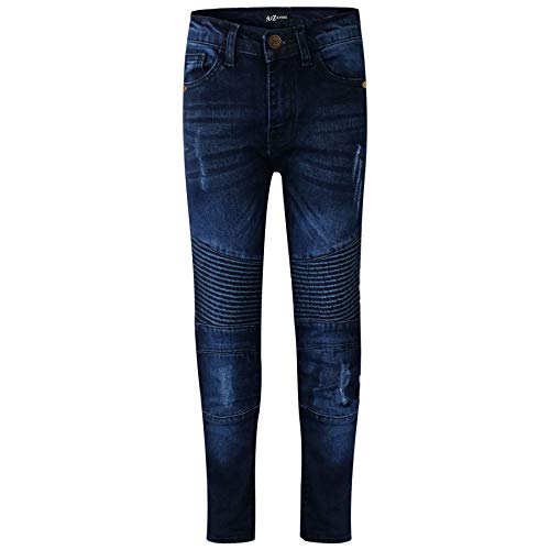 A2Z 4 Kids Kinder Jungen Dehnbar Jeans Dunkel Blau - Boys Jeans J501 Dark Blue_11-12 von A2Z 4 Kids