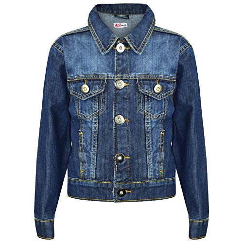 A2Z 4 Kids Kinder Jungen JACKE Kinder Denim Stil Stilvoll - Boys Denim Jacket 11-12 von A2Z 4 Kids