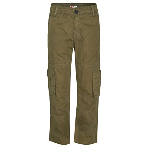 A2Z 4 Kids Kinder Jungen Jugend BDU Ranger 6 Tasche - Cargo Trouser Olive 11-12 von A2Z 4 Kids