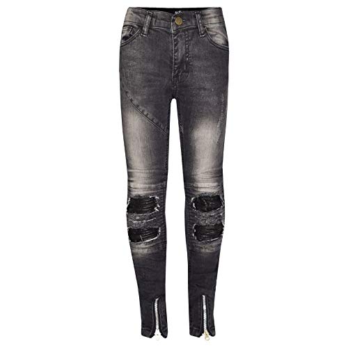 A2Z 4 Kids Kinder Jungen Mädchen Dehnbar Jeans Designer - Girls Jeans JN27 Black 13-14 von A2Z 4 Kids