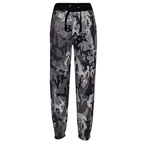 A2Z 4 Kids Kinder Jungen Mädchen Jogging Hose Jogging - Fleece Trouser Camo Charcoal 11-12 von A2Z 4 Kids