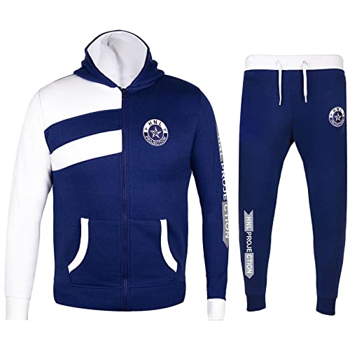 A2Z 4 Kids Kinder Jungen Mädchen Trainingsanzug Designer HNL Projection Aufdruck - T.S HNL 865 Indigo & White 7-8 von A2Z 4 Kids