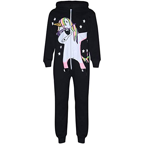 A2Z 4 Kids Mädchen Baumwolle Overall A2Z Onesie Einteiler Dabbing Einhorn Starts All In One Spielanzug Nachtwäsche Overall Alter 5-13 Jahre von A2Z 4 Kids